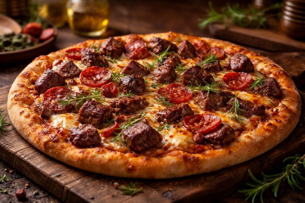 découvrez la recette audacieuse de la pizza cannibale, un festin gourmand et surprenant qui éveillera vos papilles avec des saveurs inédites et originales.
