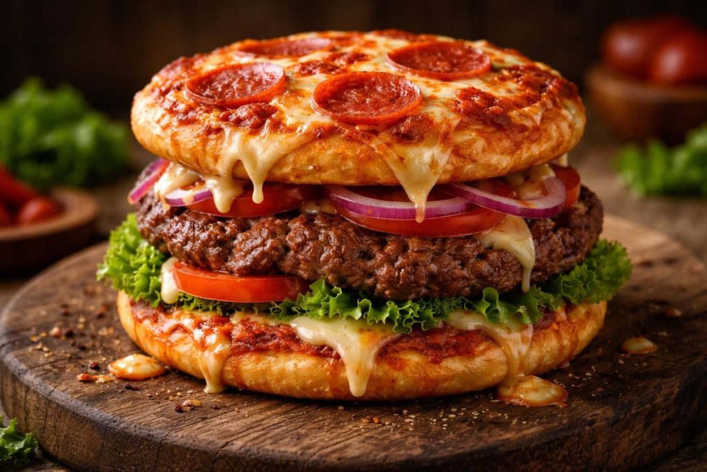 découvrez la recette simple et savoureuse du pizza burger délice fusion, alliant le meilleur de la pizza et du burger pour un plaisir gourmand unique.