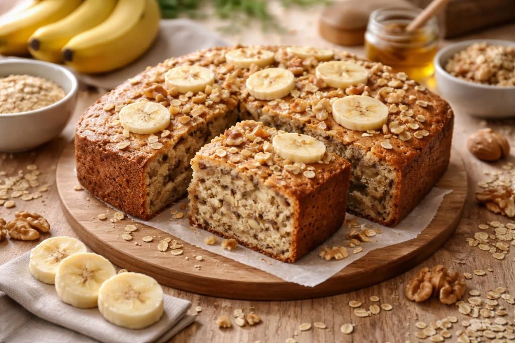 découvrez une recette saine et gourmande de gâteau flocon d'avoine à la banane, parfaite pour un régime équilibré et délicieux.