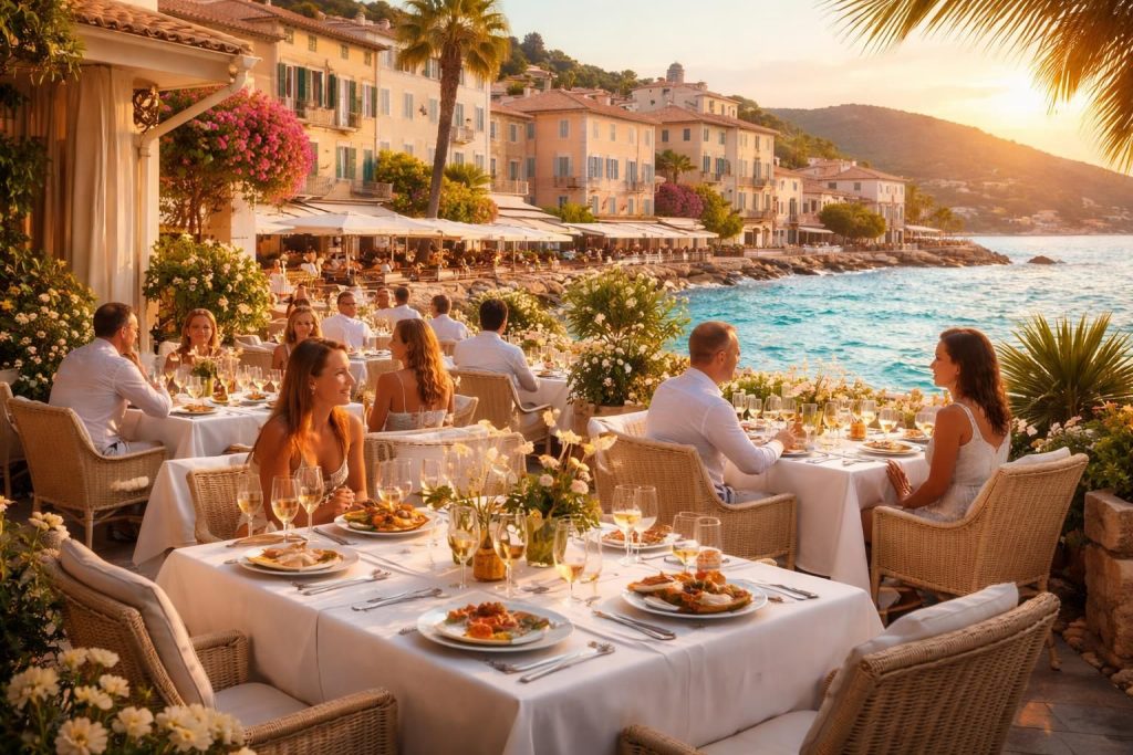 découvrez le top 26 des restaurants incontournables à saint-tropez et sa presqu’île, pour savourer une cuisine raffinée dans des cadres exceptionnels au bord de la méditerranée.