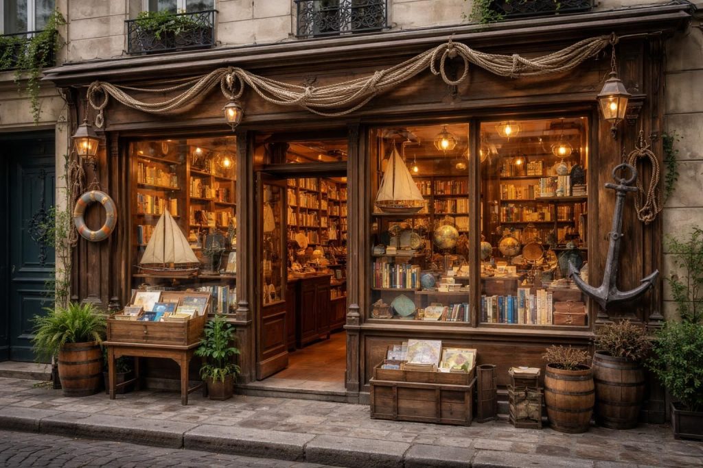 découvrez la librairie maritime paris, une librairie-boutique spécialisée en livres et objets liés à la mer, située au cœur de paris.